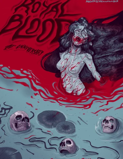 Royal Blood Fan gigposter Barcelona